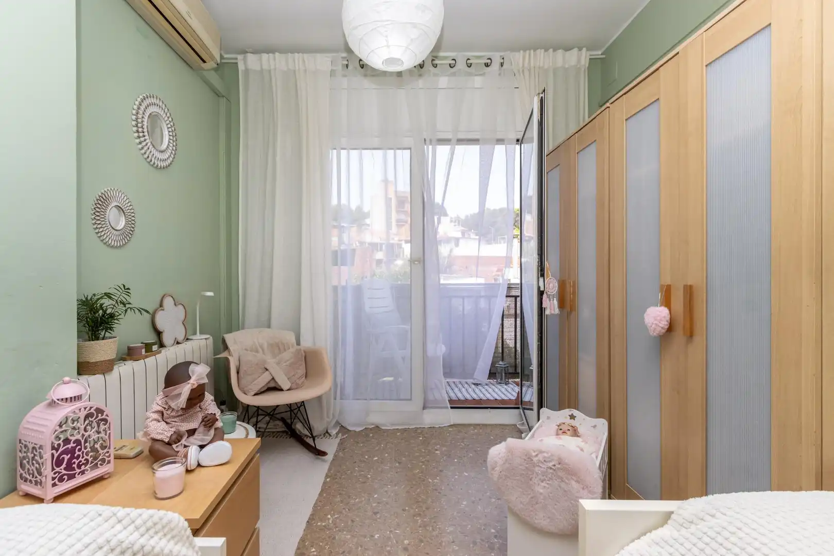 Bedroom of Flat for sale in Sabadell  with Heating, Storage room and Balcony