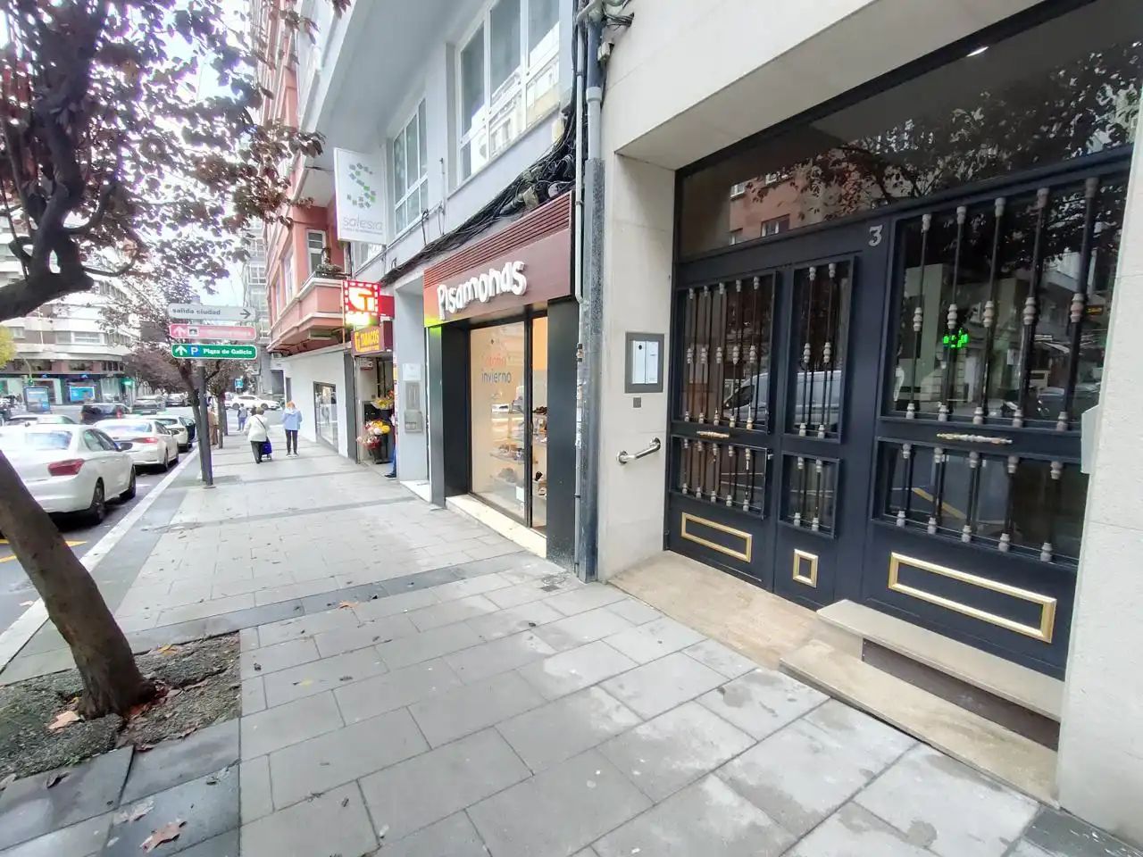 Exterior view of Flat for sale in A Coruña Capital 