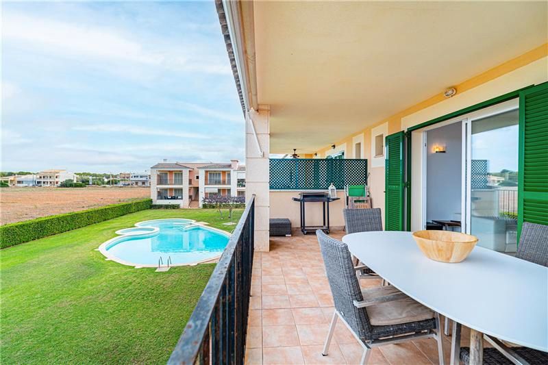 Garden of Flat for sale in Llucmajor  with Air Conditioner, Terrace and Community pool