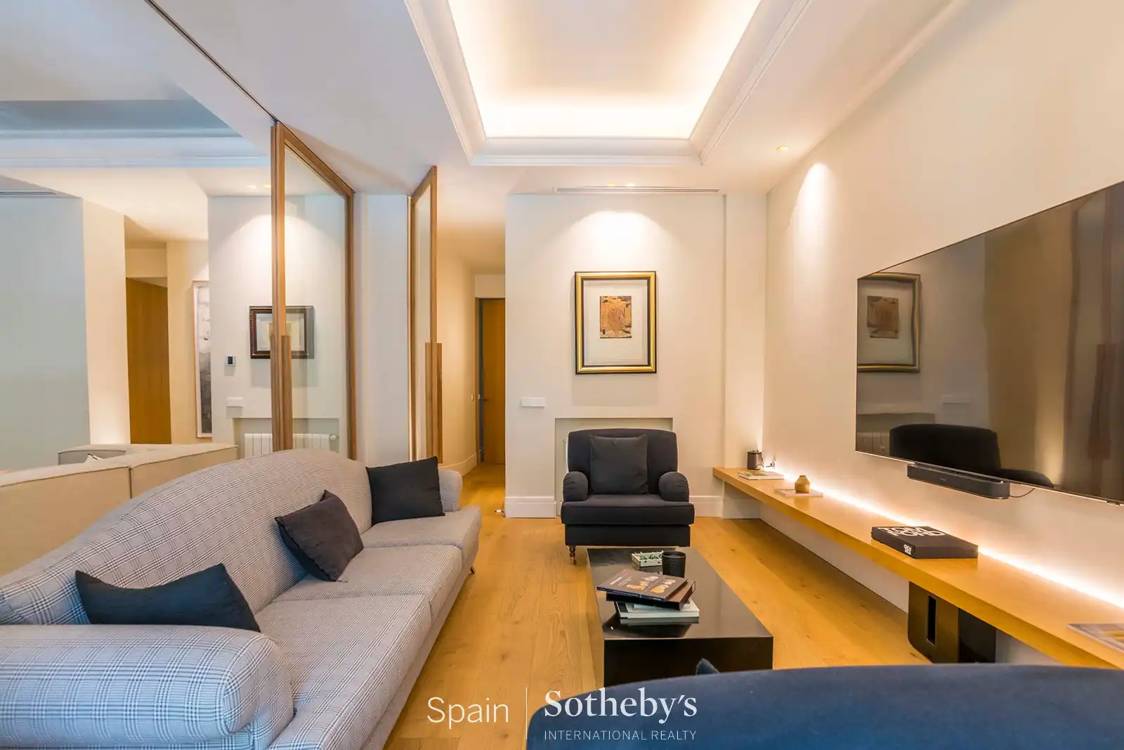Sala de estar de Apartamento en venta en Madrid con Aire acondicionado, Calefacción y Terraza