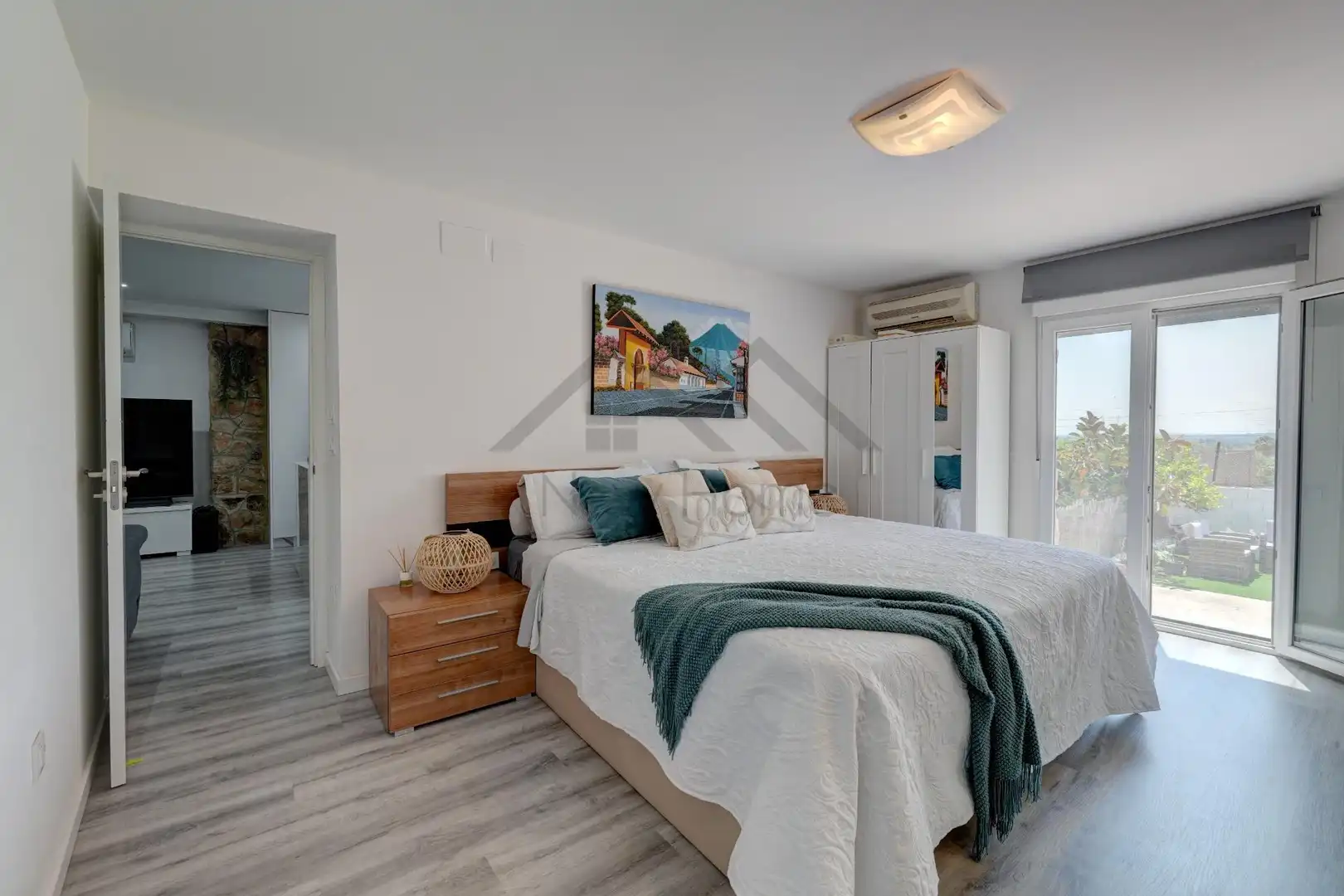Bedroom of Houses for sale in La Pobla de Vallbona  with Air Conditioner, Heating and Private garden