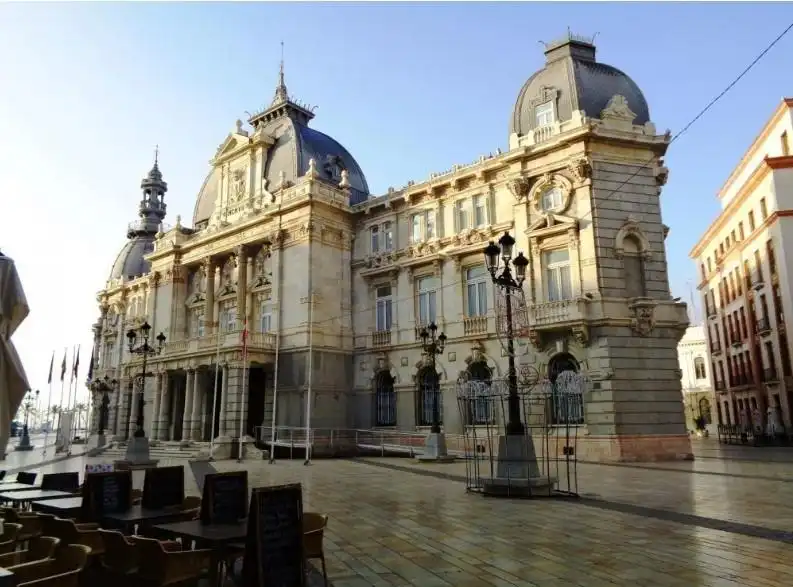 Vista exterior de Casa adosada en venta en Cartagena con Aire acondicionado, Calefacción y Terraza