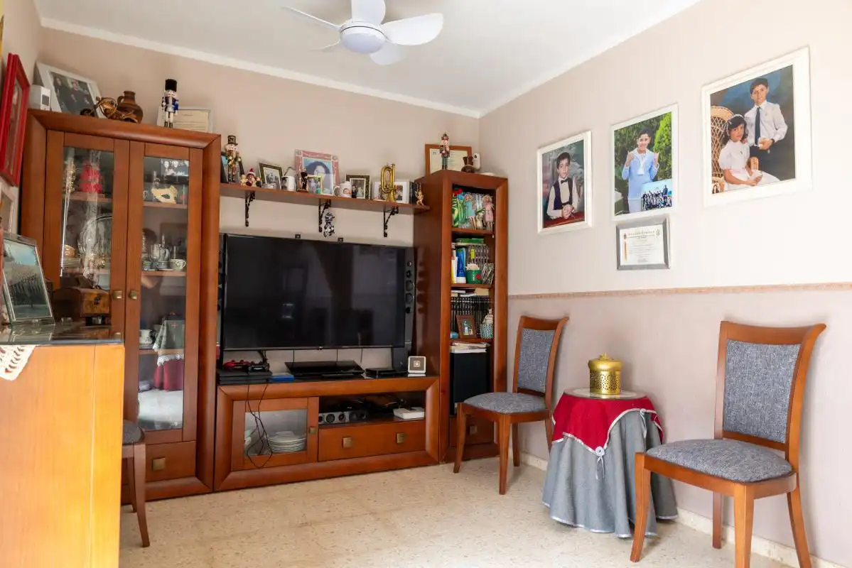 Sala de estar de Casa adosada en venta en Niebla con Aire acondicionado, Calefacción y Terraza