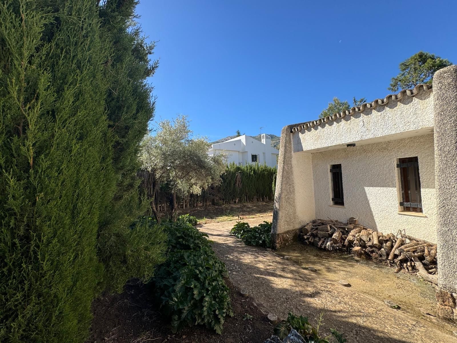 Exterior view of House or chalet for sale in Villanueva del Rosario  with Air Conditioner, Heating and Private garden