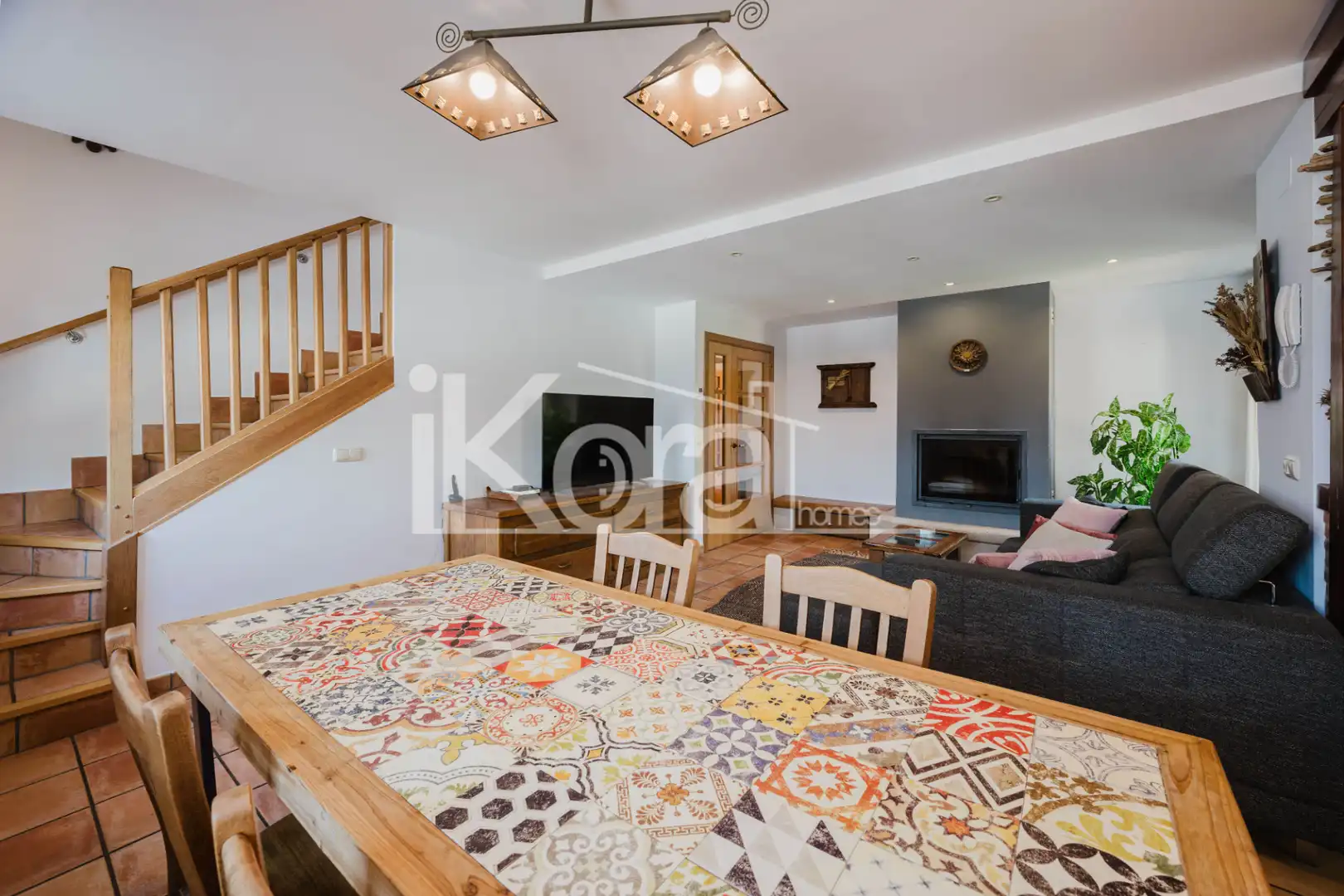 Sala de estar de Casa adosada en venta en Bergara con Calefacción, Jardín privado y Parquet