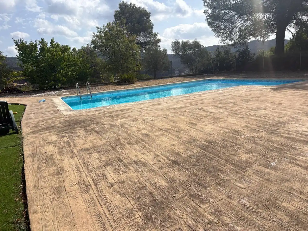 Piscina de Casa o chalet en venta en Vacarisses con Aire acondicionado, Calefacción y Jardín privado