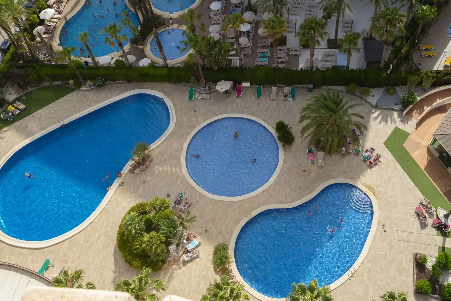 Swimming pool of Apartments for sale in Calpe / Calp  with Air Conditioner, Terrace and Community pool