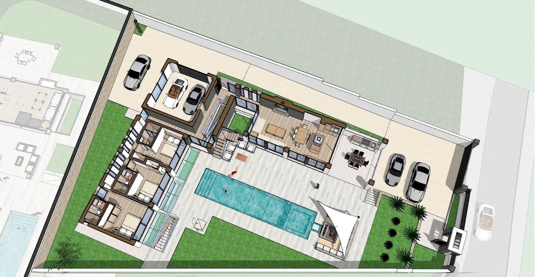 Detached house with pool for sale in El Faro de Calaburra - Chaparral, imagen 43