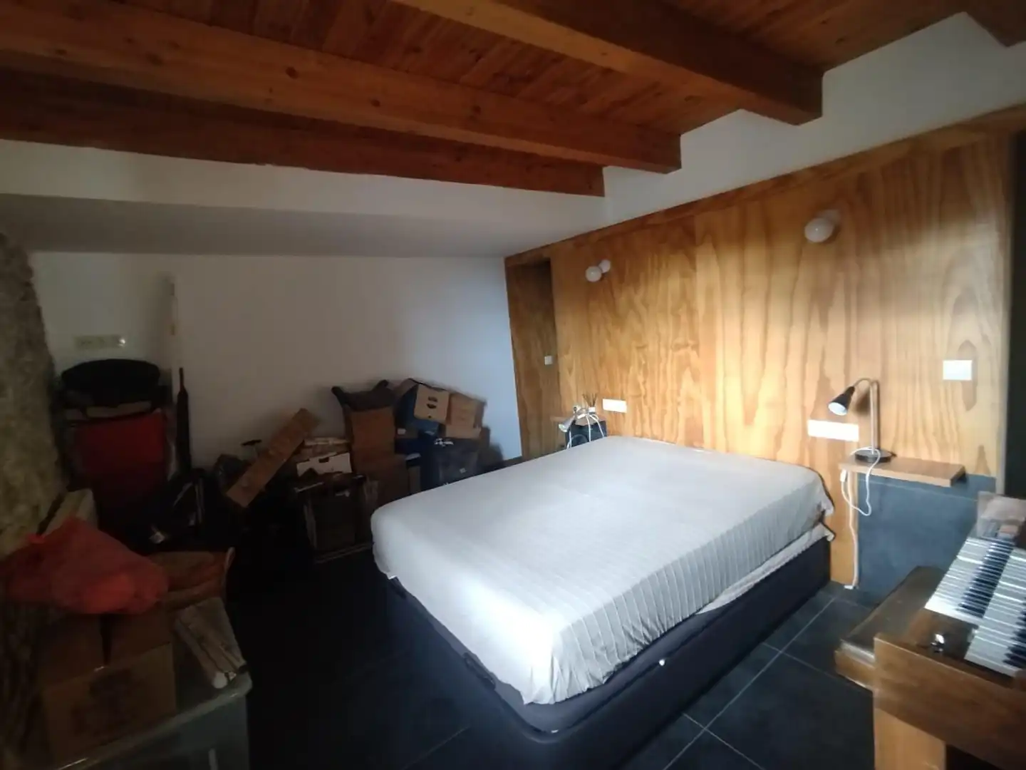 Bedroom of Houses for sale in Santa María de Ordás  with Heating, Private garden and Parquet flooring