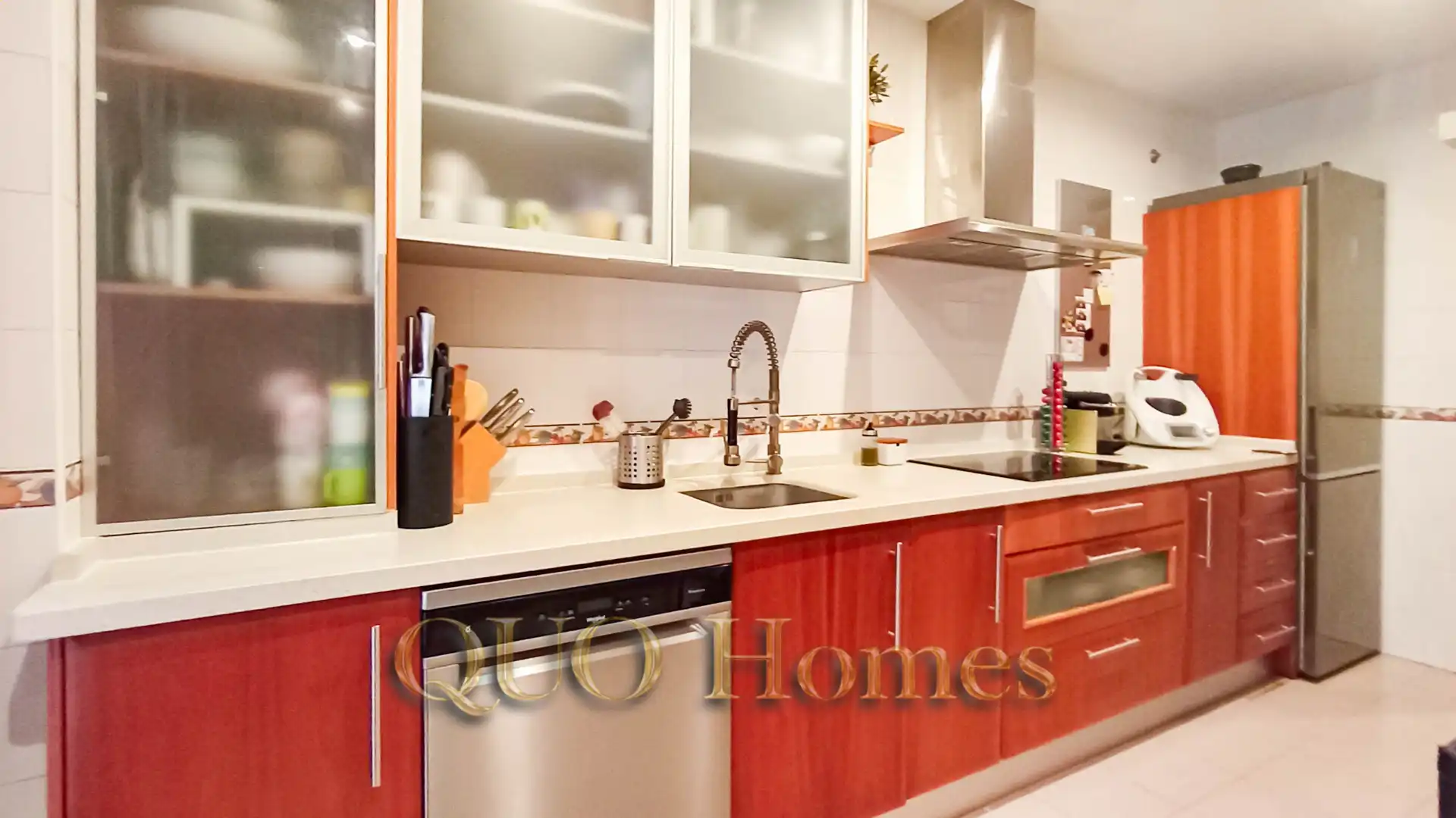 Kitchen of Flat for sale in Jerez de la Frontera  with Air Conditioner, Balcony and Community pool
