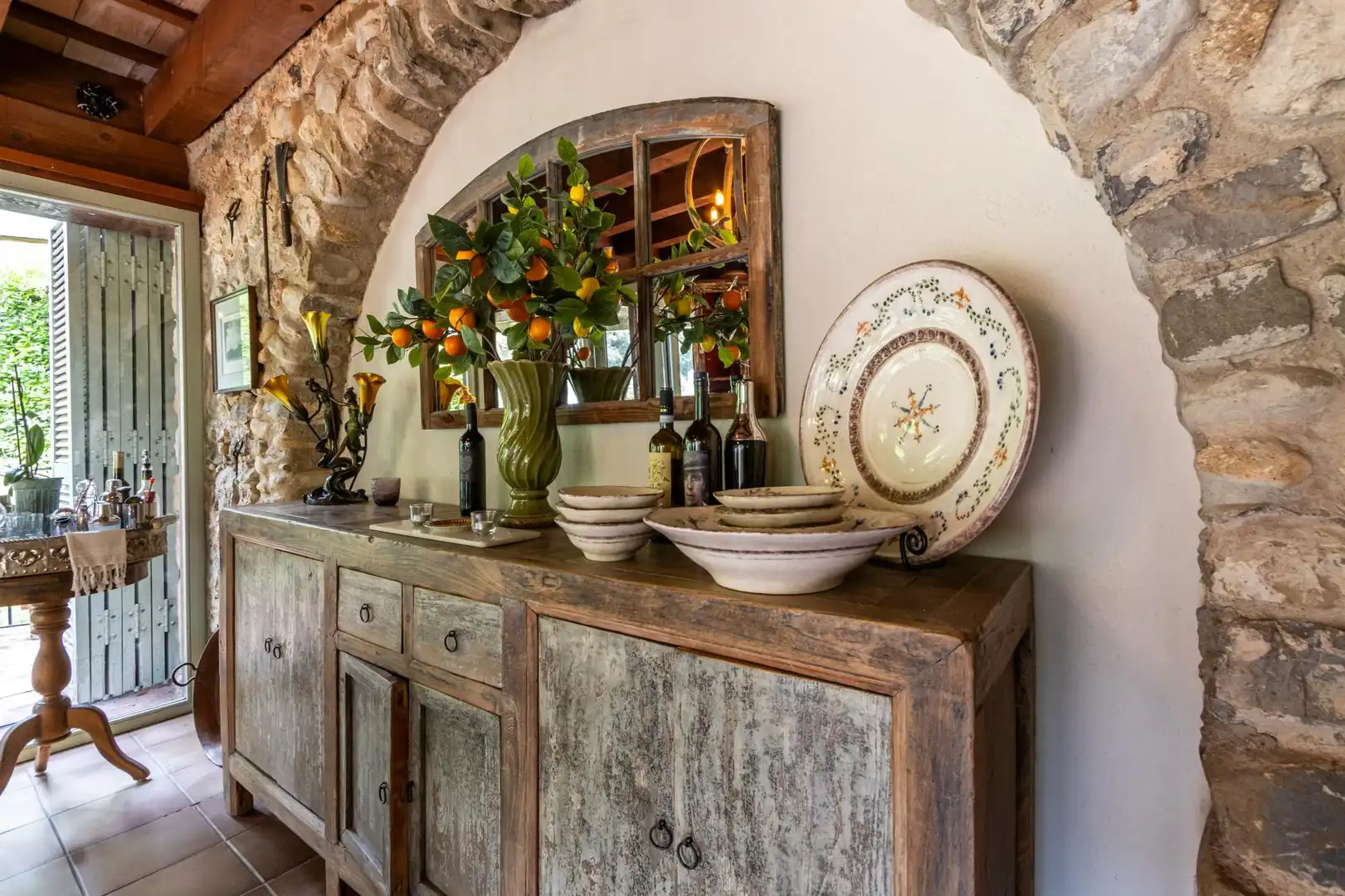 Comedor de Finca rústica en venta en Esponellà con Calefacción, Jardín privado y Terraza