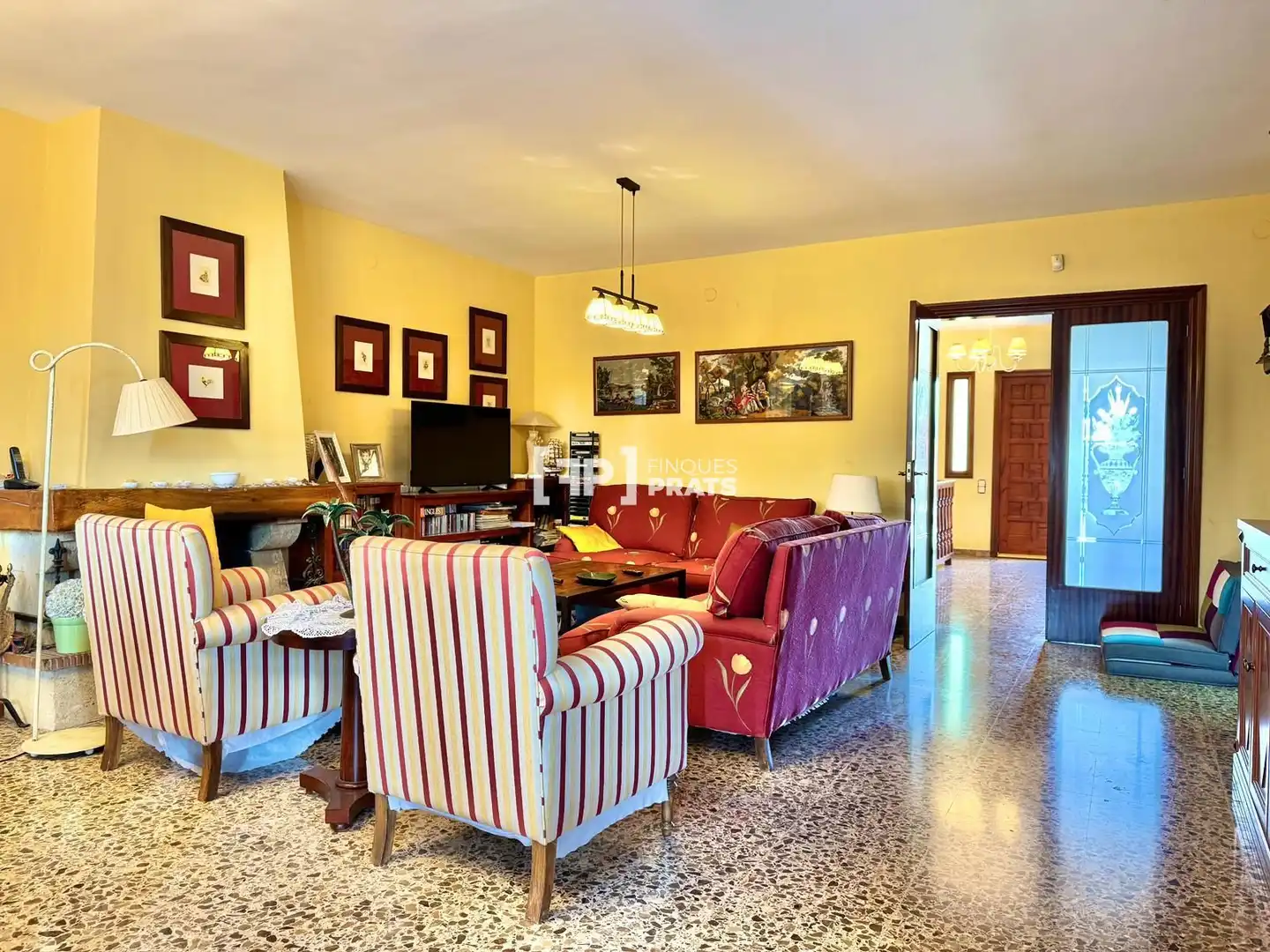 Wohnzimmer von Haus oder Chalet zum Verkauf in Alpicat mit Heizung, Terrasse und Abstellraum