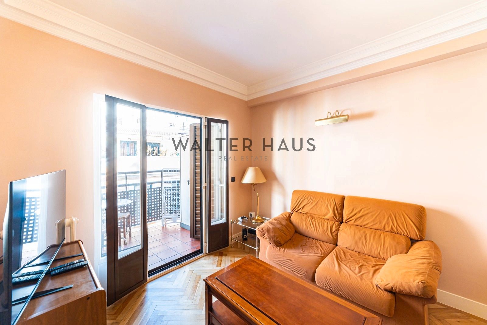 Sala de estar de Piso en venta en  Madrid Capital con Aire acondicionado, Calefacción y Terraza