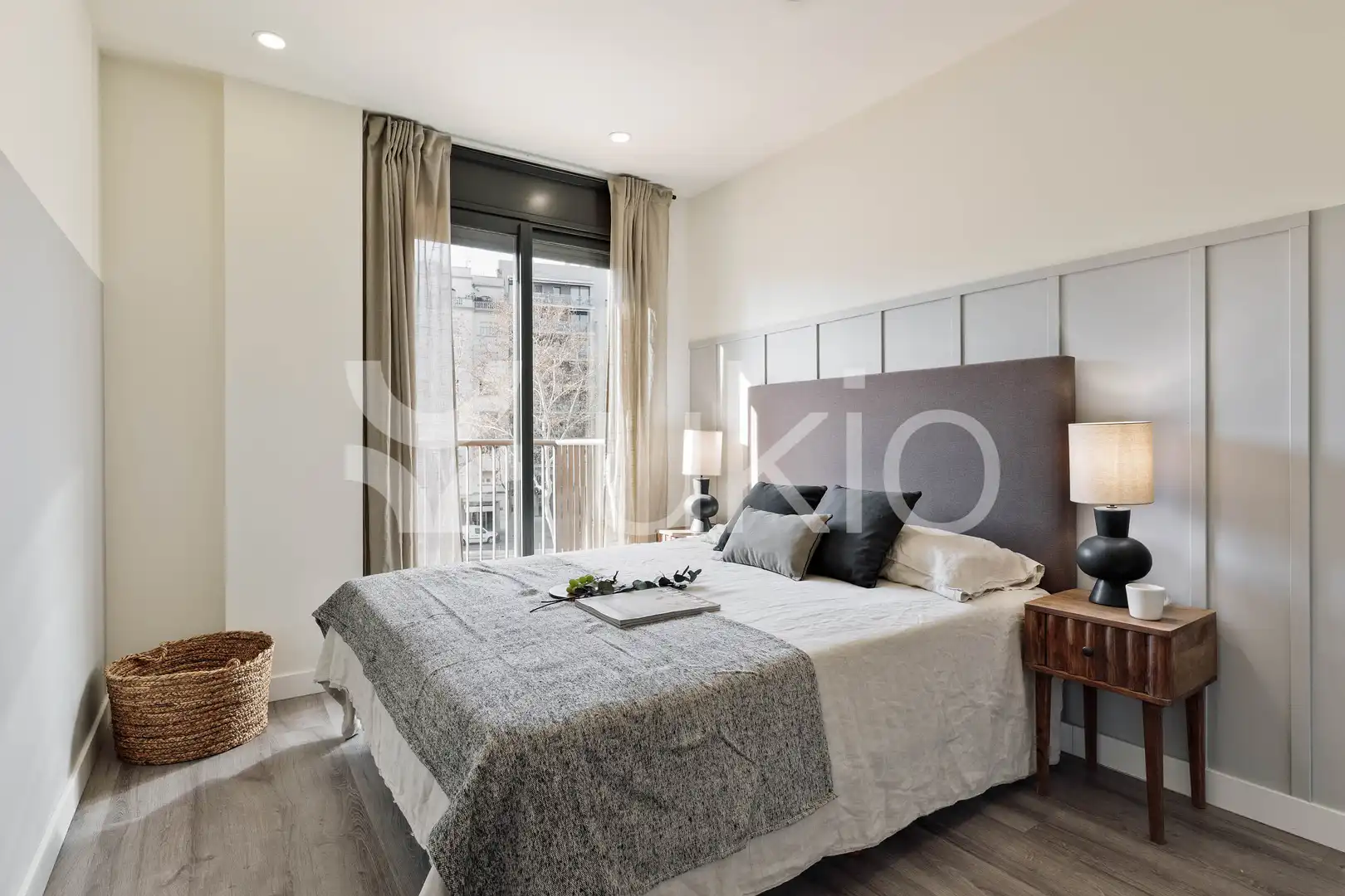 Bedroom of Apartments for rent in Barcelona  with Air Conditioner, Heating and Terrace