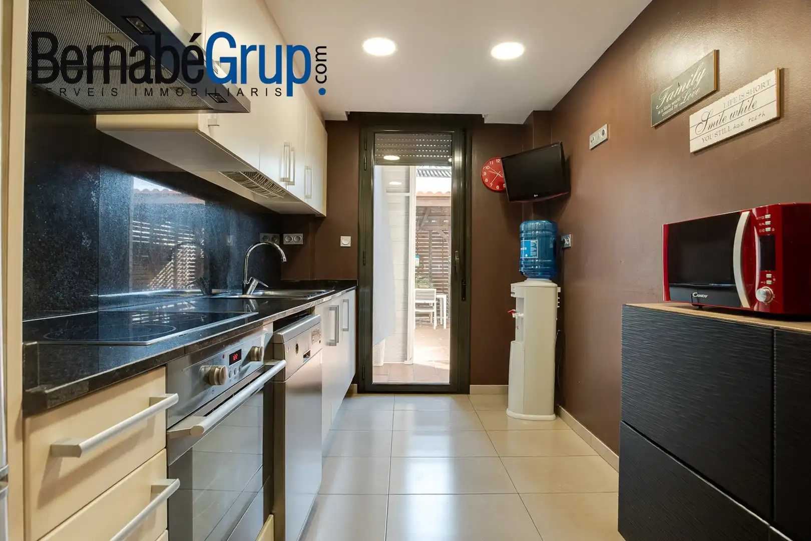 Küche von Wohnung zum Verkauf in Les Franqueses del Vallès mit Klimaanlage, Heizung und Privatgarten