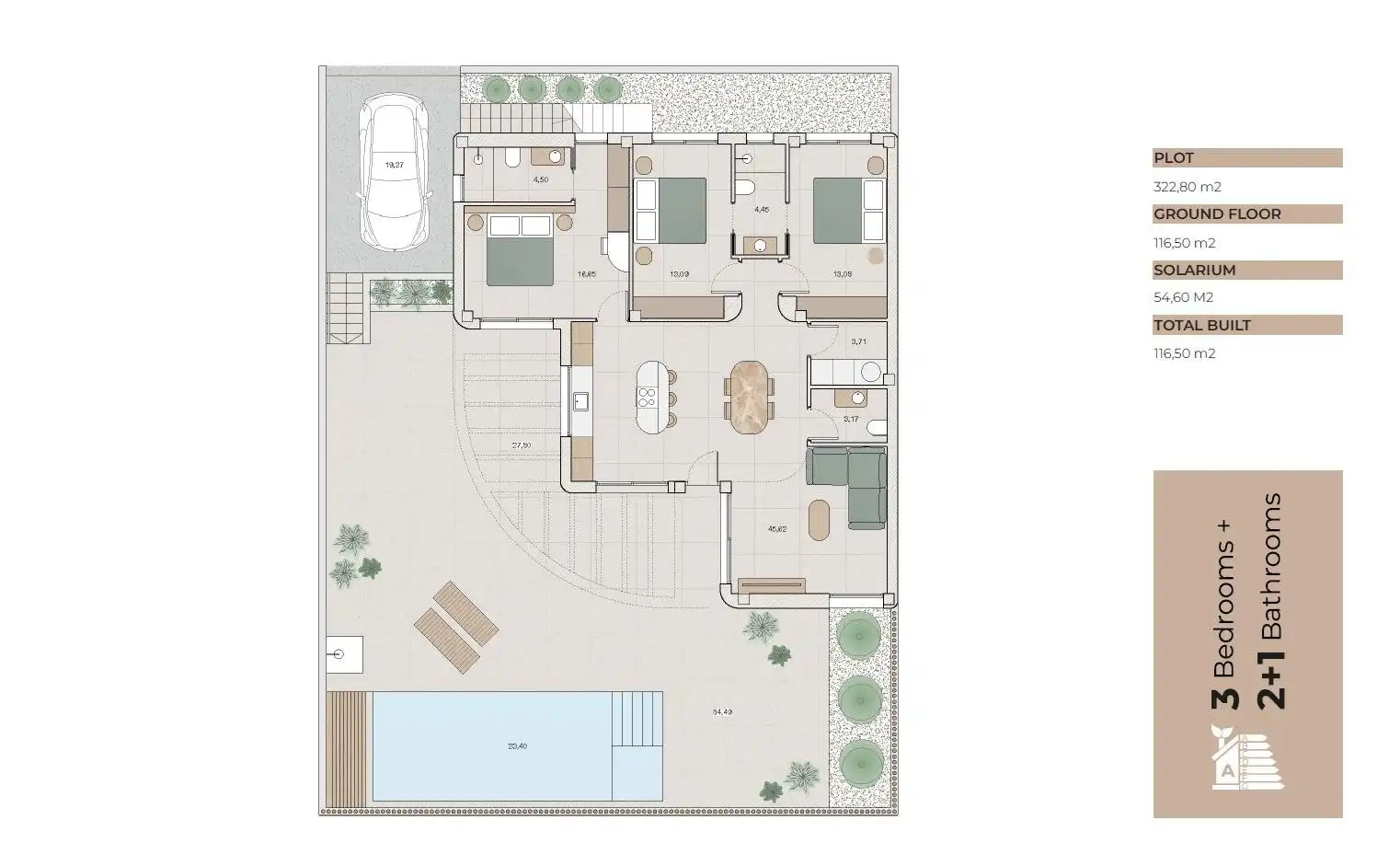 Villa con piscina in vendita a Algorfa, imagen 16