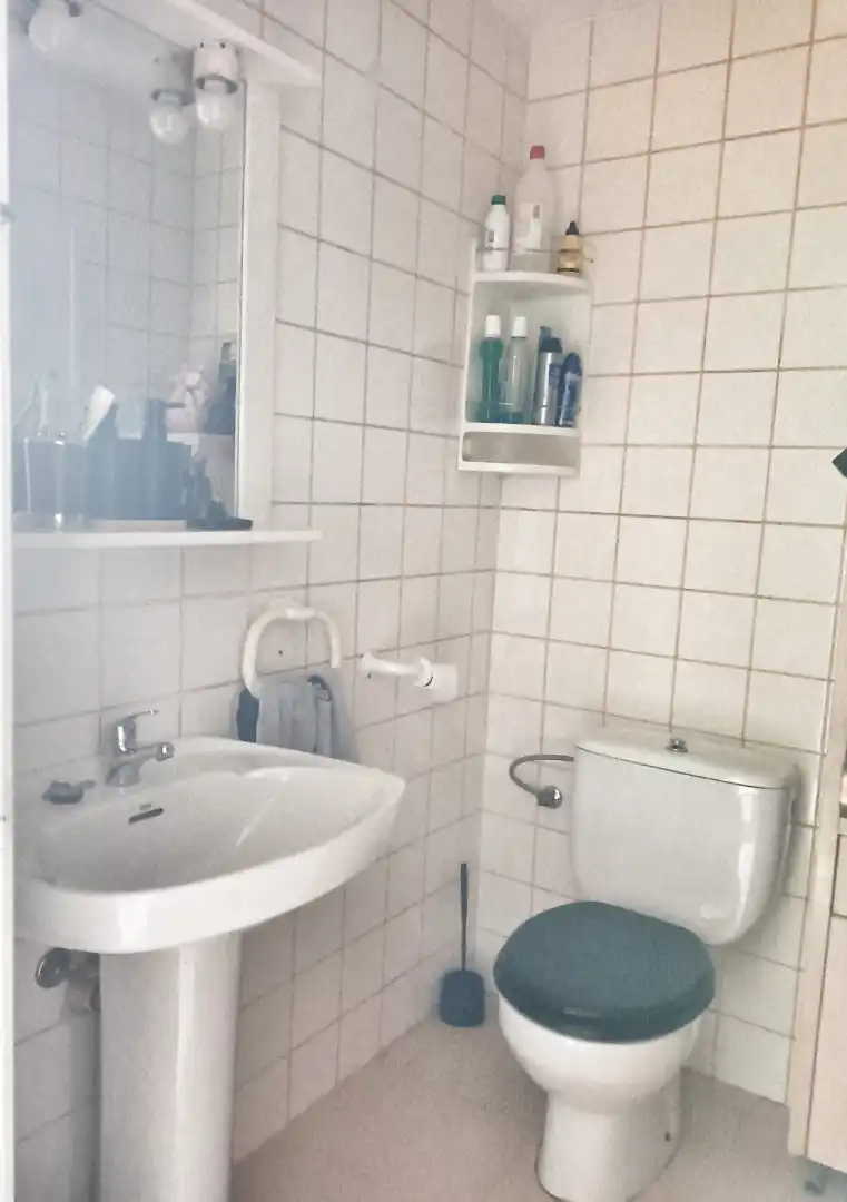 Badezimmer von Wohnung zum Verkauf in Santa Cristina d'Aro mit Heizung, Möbliert und Ofen