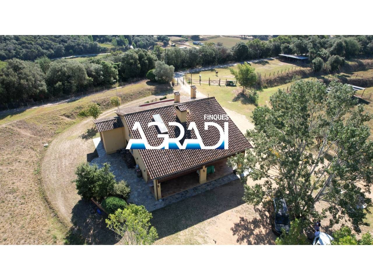 Vista exterior de Finca rústica en venda en Sant Antoni de Vilamajor amb Aire condicionat, Calefacció i Jardí privat