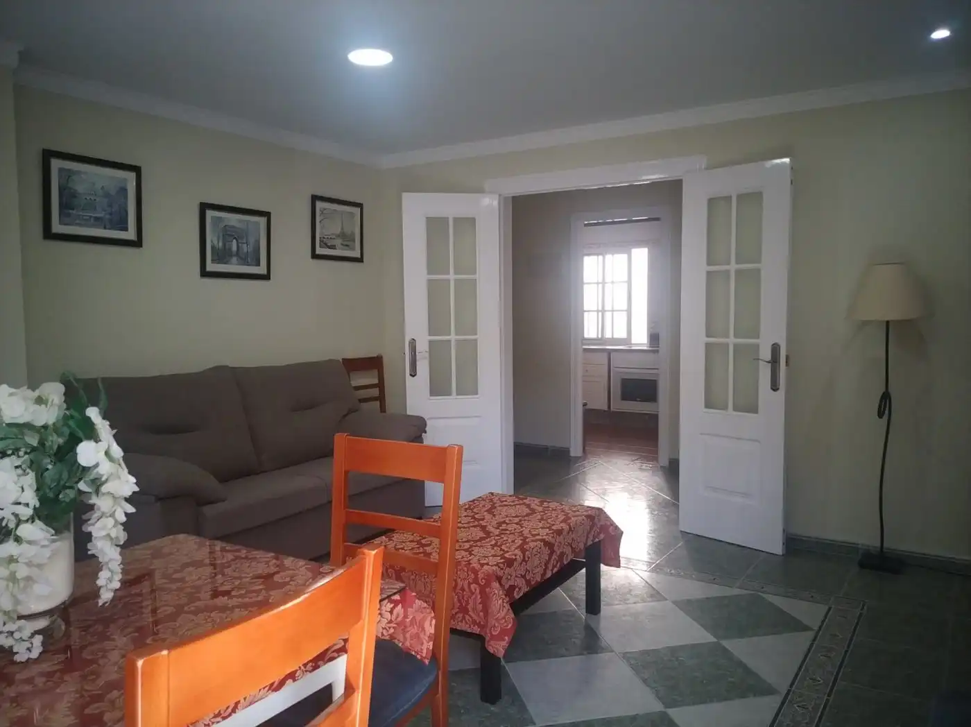 Living room of Flat for sale in Jerez de la Frontera  with Air Conditioner, Private garden and Terrace