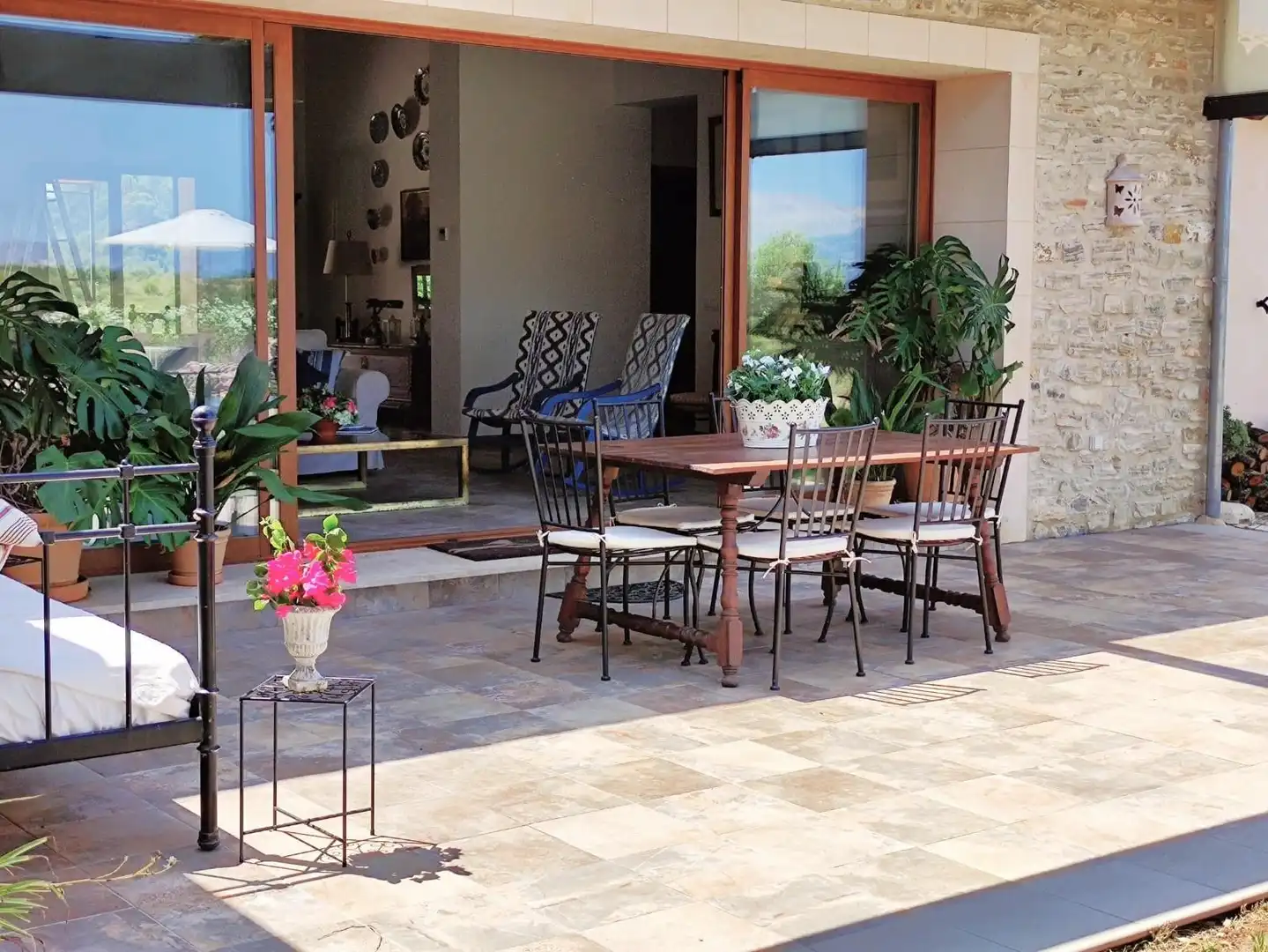 Terrasse von Country house zum Verkauf in Muro mit Klimaanlage, Heizung und Privatgarten