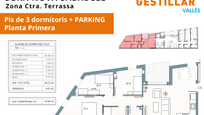 Parking of Flat for sale in Sabadell  with Air Conditioner and Terrace