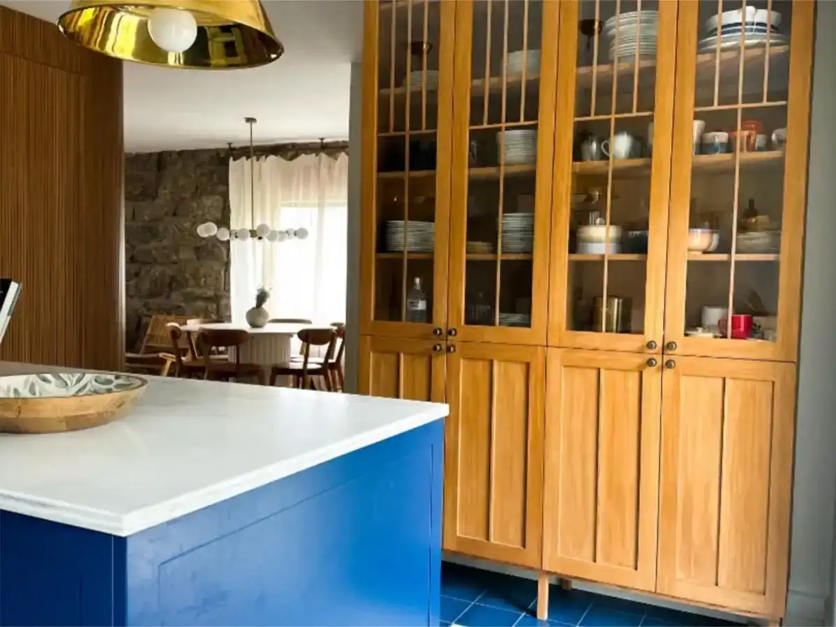 Cuina de Casa o xalet de lloguer en Navacerrada amb Jardí privat, Parquet i Traster