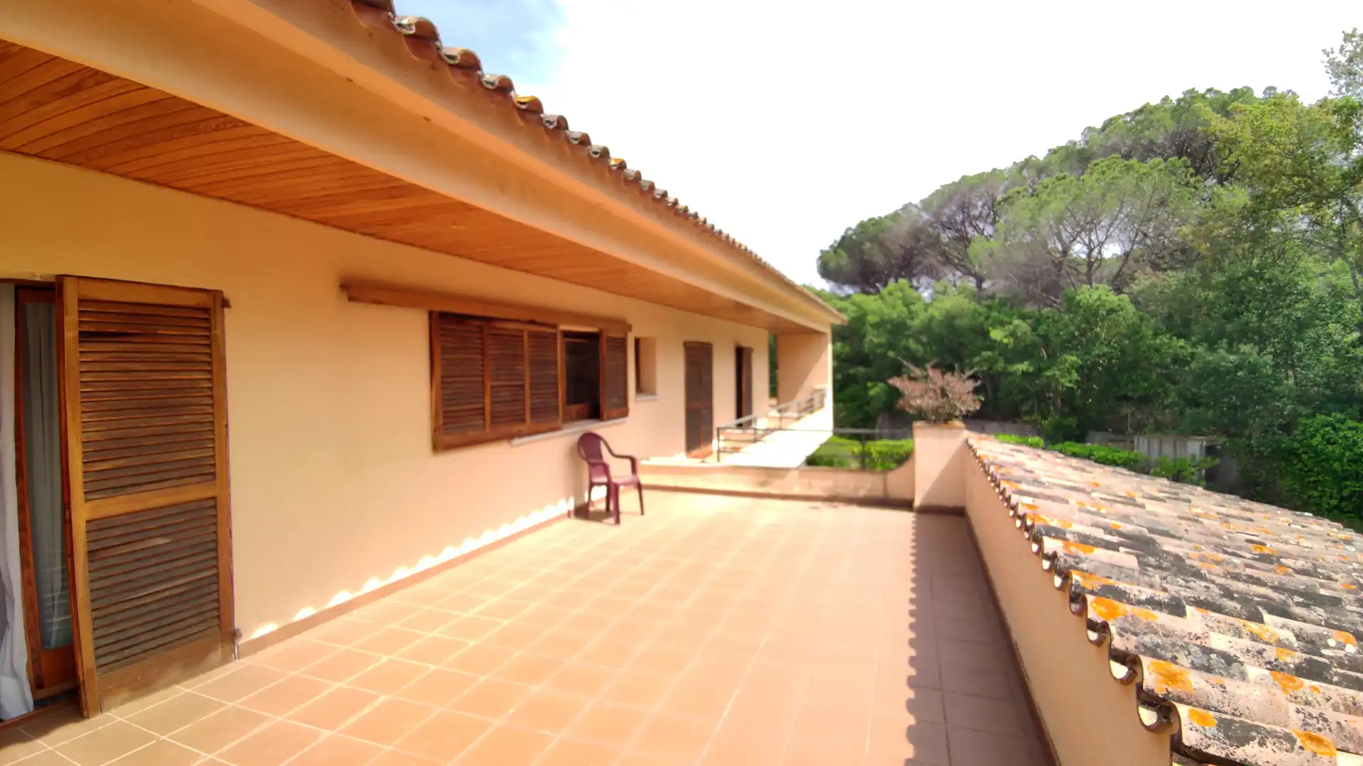 Terrassa de Finca rústica en venda en Santa Cristina d'Aro amb Calefacció, Jardí privat i Terrassa