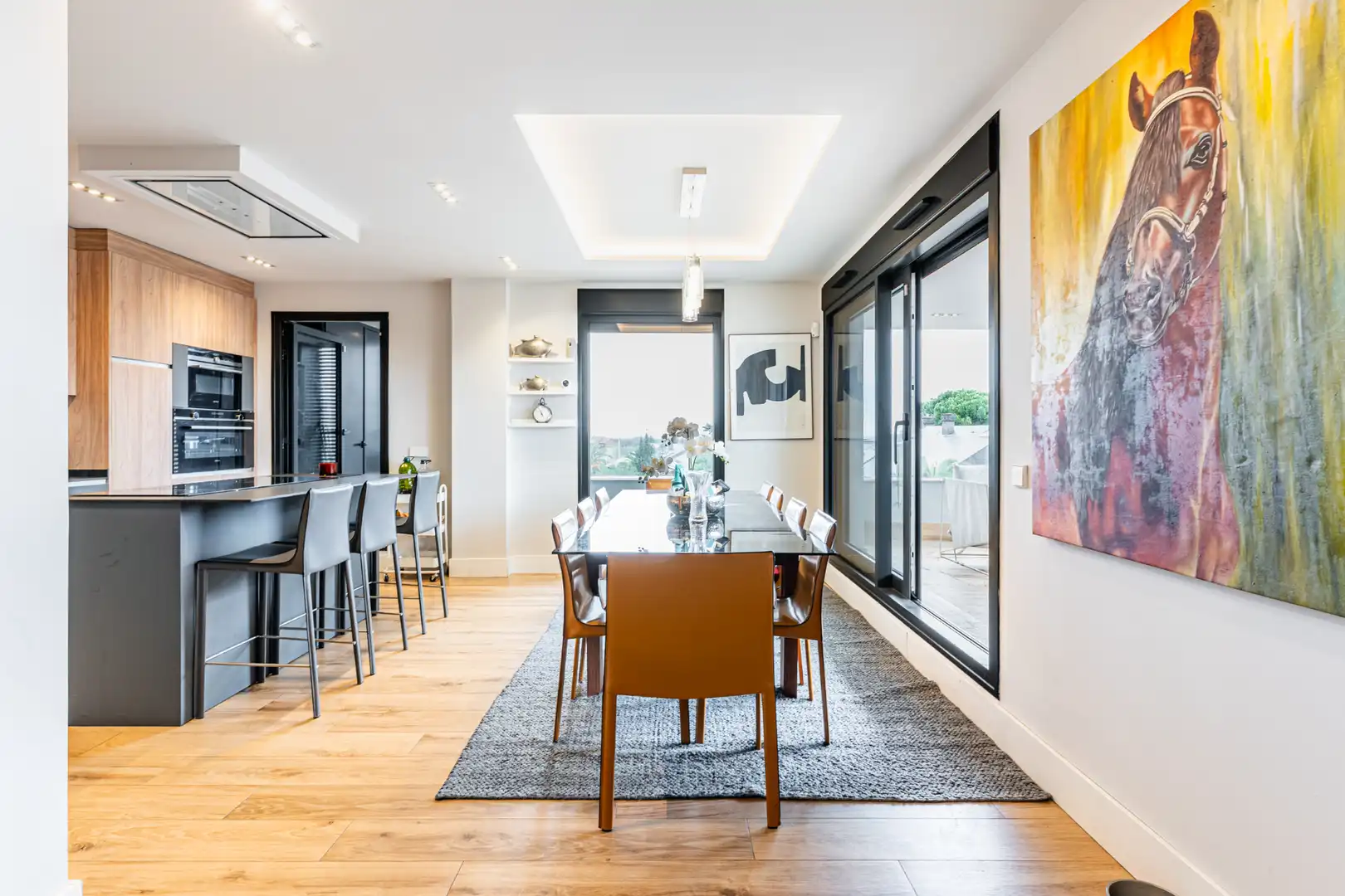 Comedor de Ático en venta en Las Rozas de Madrid con Aire acondicionado, Calefacción y Jardín privado