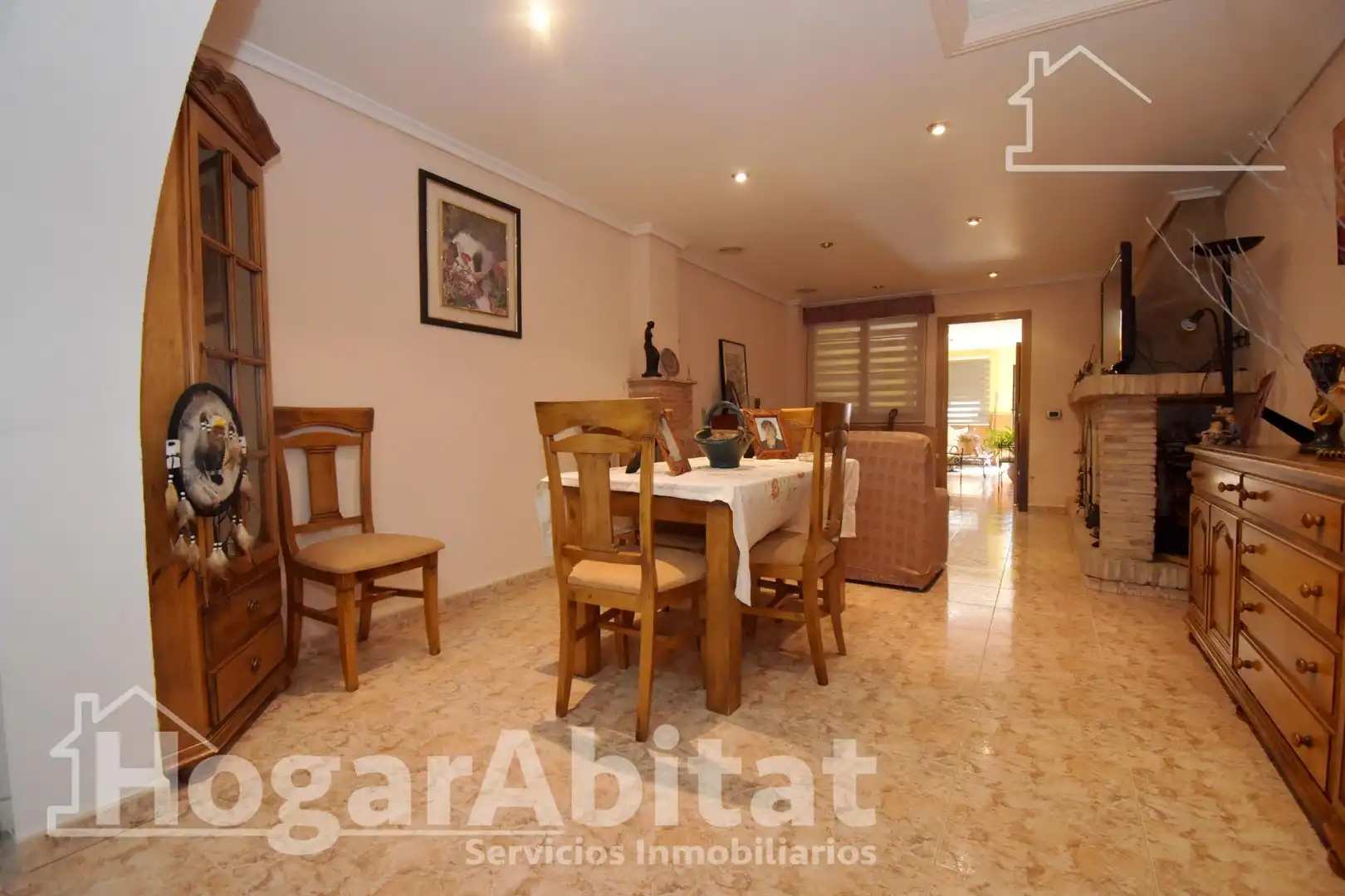 Sala de estar de Casa o chalet en venta en Almazora / Almassora con Terraza y Jacuzzi