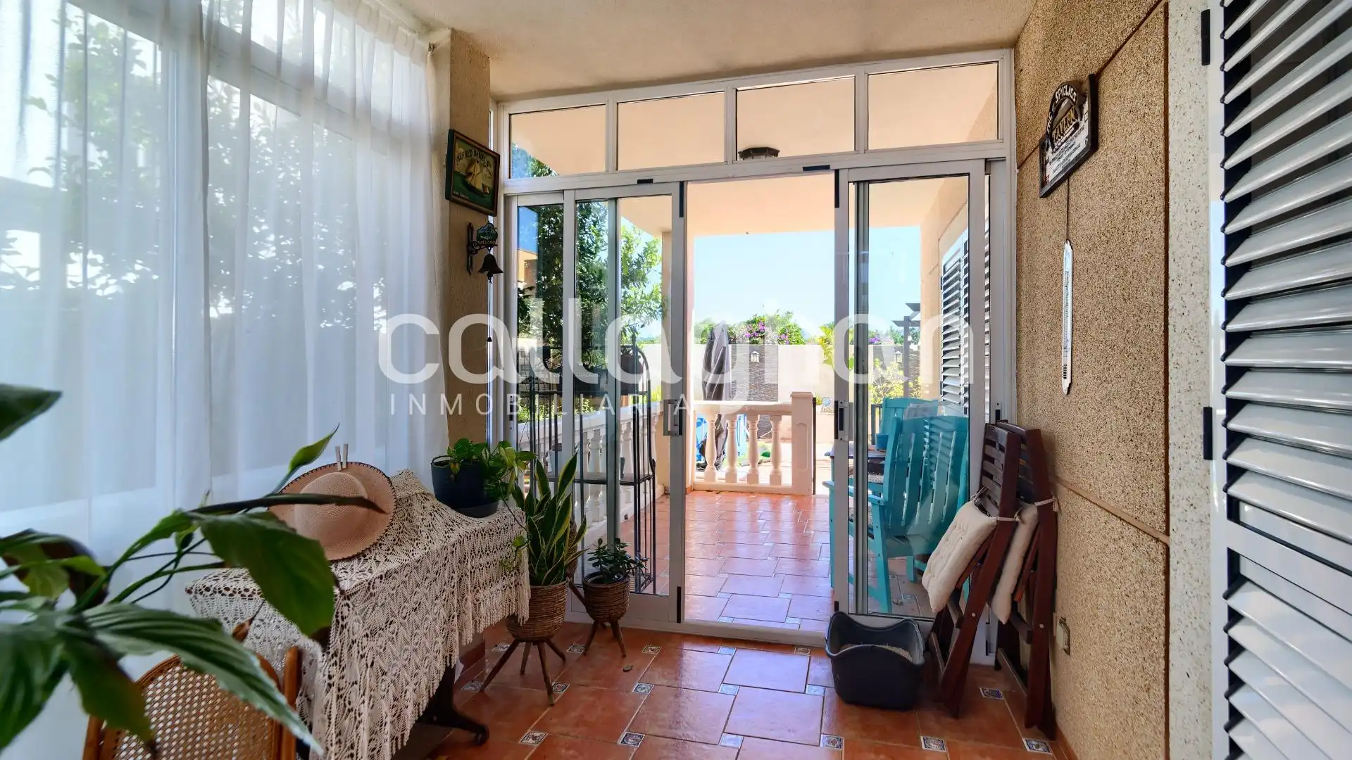 Terrassa de Casa o xalet en venda en Polinyà de Xúquer amb Aire condicionat, Jardí privat i Terrassa