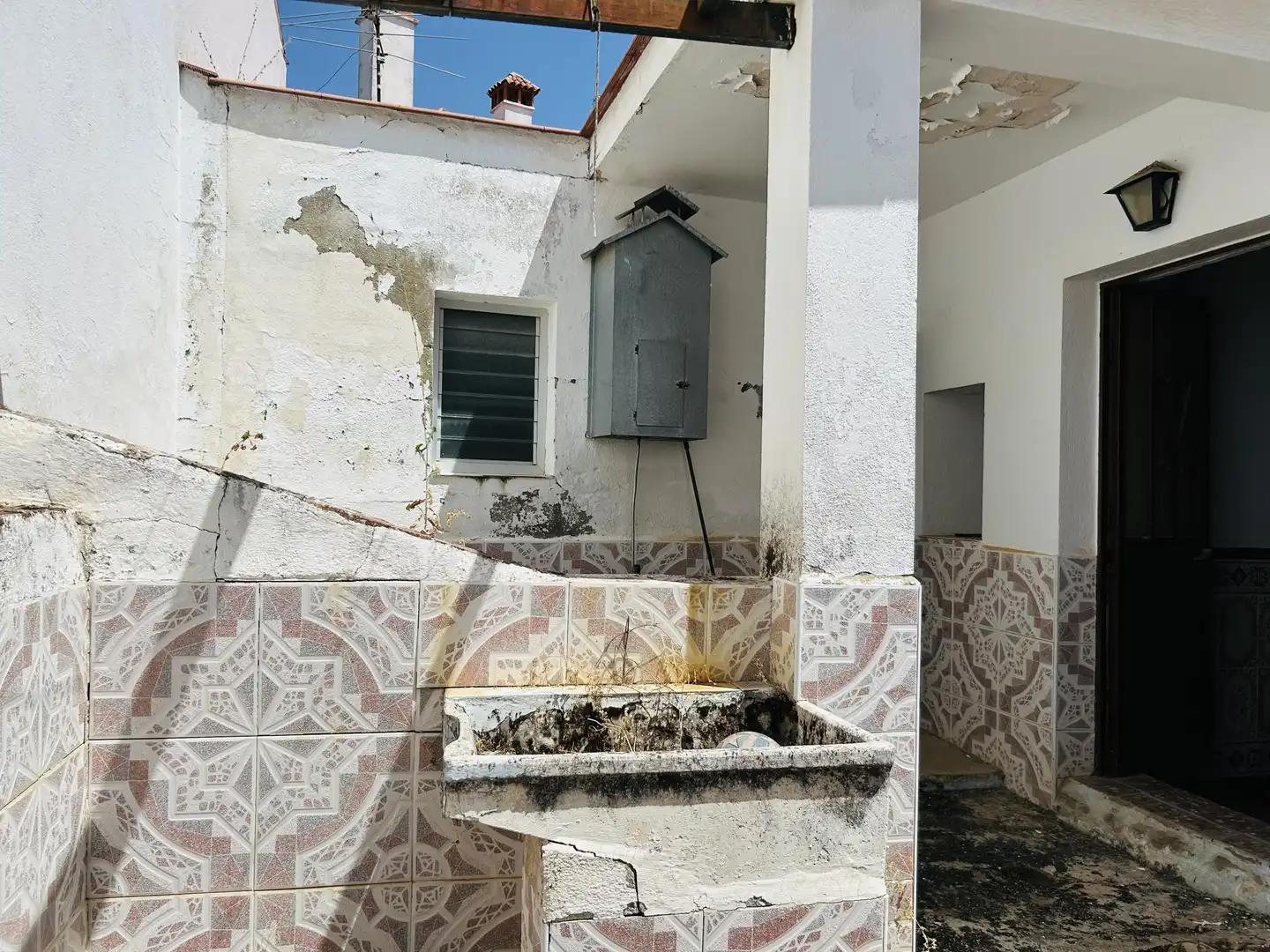 Vista exterior de Casa adosada en venda en Las Navas de la Concepción