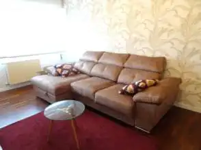 Living room of Flat for rent in Gijón   with Heating, Parquet flooring and Furnished