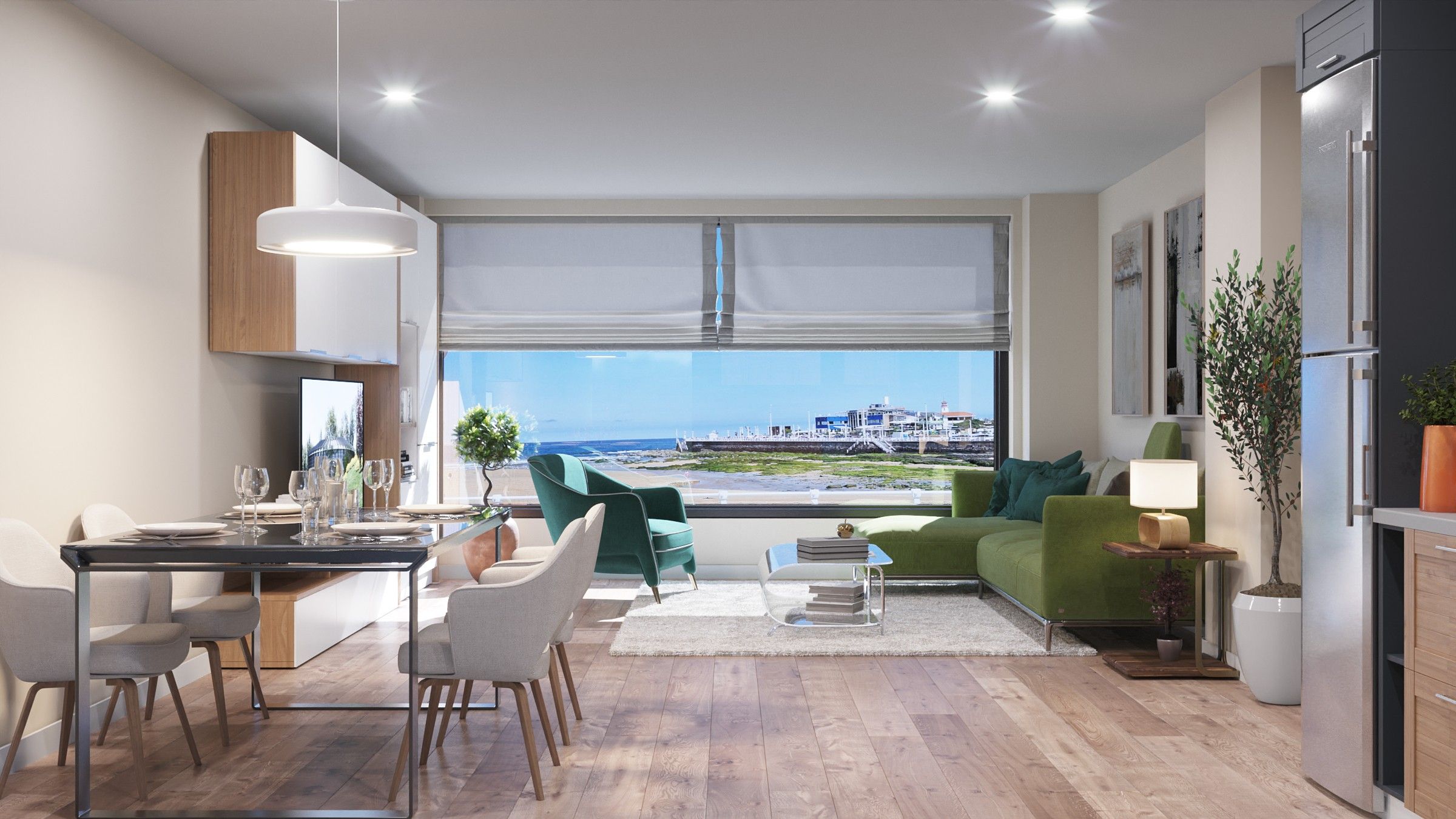 Living room of Apartment for sale in Gijón   with Heating