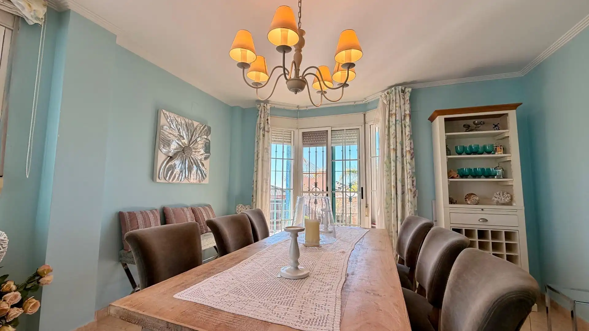 Dining room of Houses for sale in Elche / Elx  with Air Conditioner, Heating and Terrace