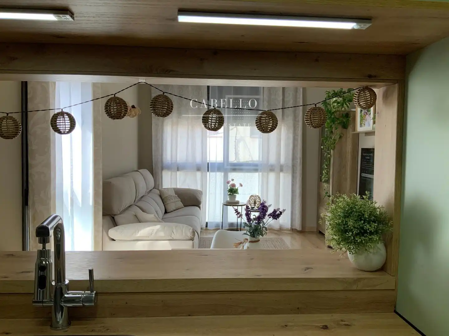 Living room of Flat for sale in Terrassa  with Air Conditioner, Heating and Parquet flooring