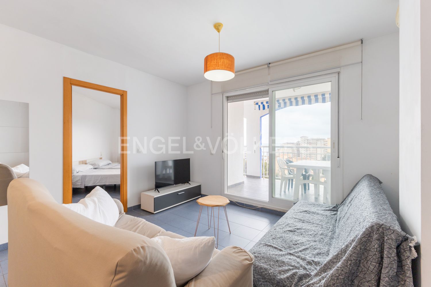 Sala d'estar de Apartament en venda en Oropesa del Mar / Orpesa amb Aire condicionat, Calefacció i Terrassa