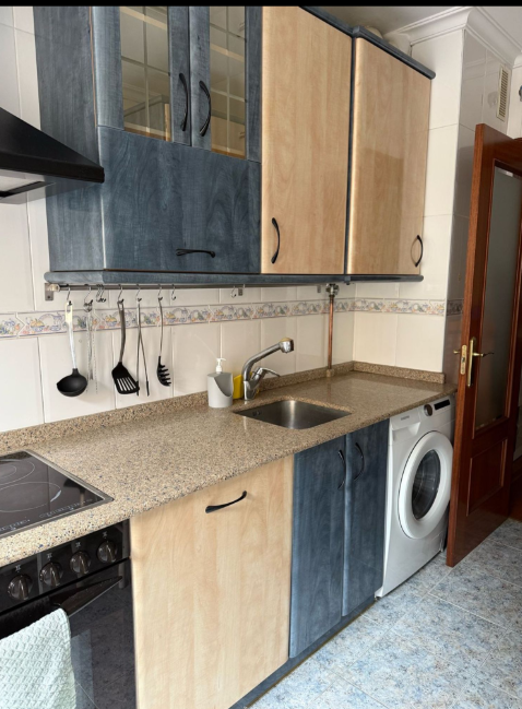 Kitchen of Flat for sale in Bilbao   with Heating, Terrace and Storage room