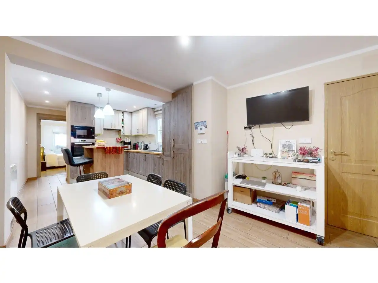 Kitchen of Flat for sale in Torrent  with Air Conditioner, Private garden and Balcony