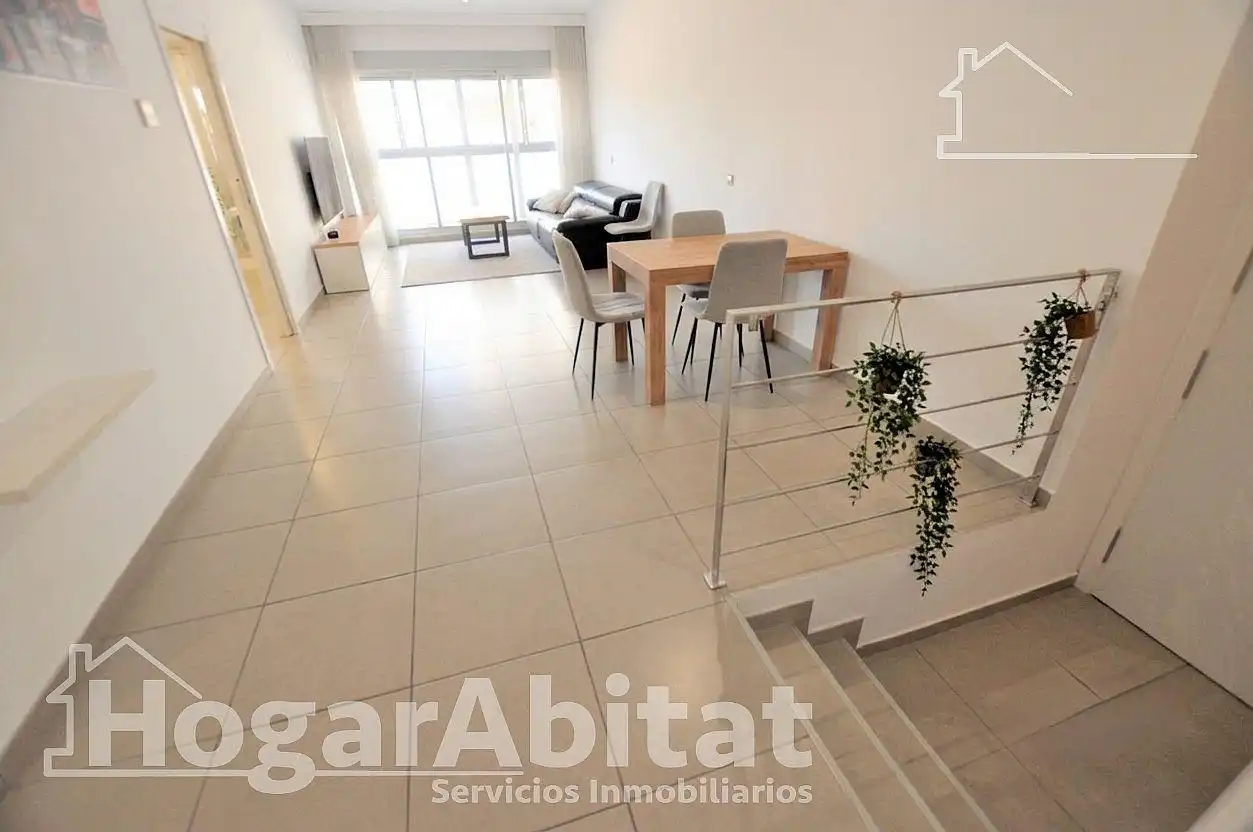 Sala de estar de Piso en venta en Massamagrell con Calefacción y Terraza