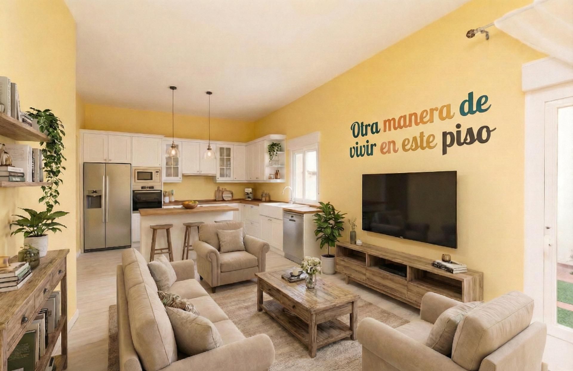 Living room of Planta baja for sale in  Madrid Capital  with Air Conditioner, Heating and Terrace