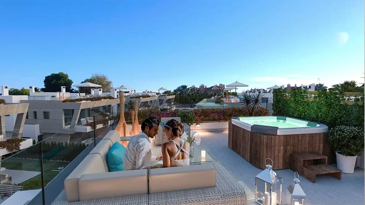 Terrassa de Casa o xalet en venda en Marbella amb Calefacció, Jardí privat i Terrassa