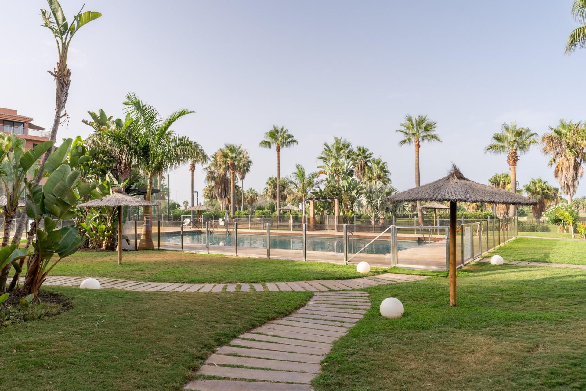 Swimming pool of Flat for sale in Motril  with Air Conditioner, Private garden and Terrace