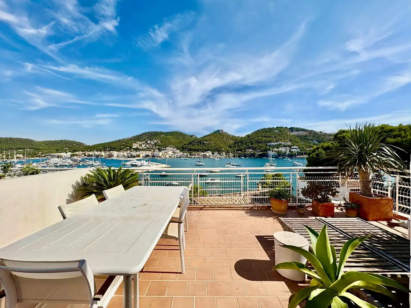 Terraza de Ático de alquiler en Andratx con Terraza, Amueblado y Alarma