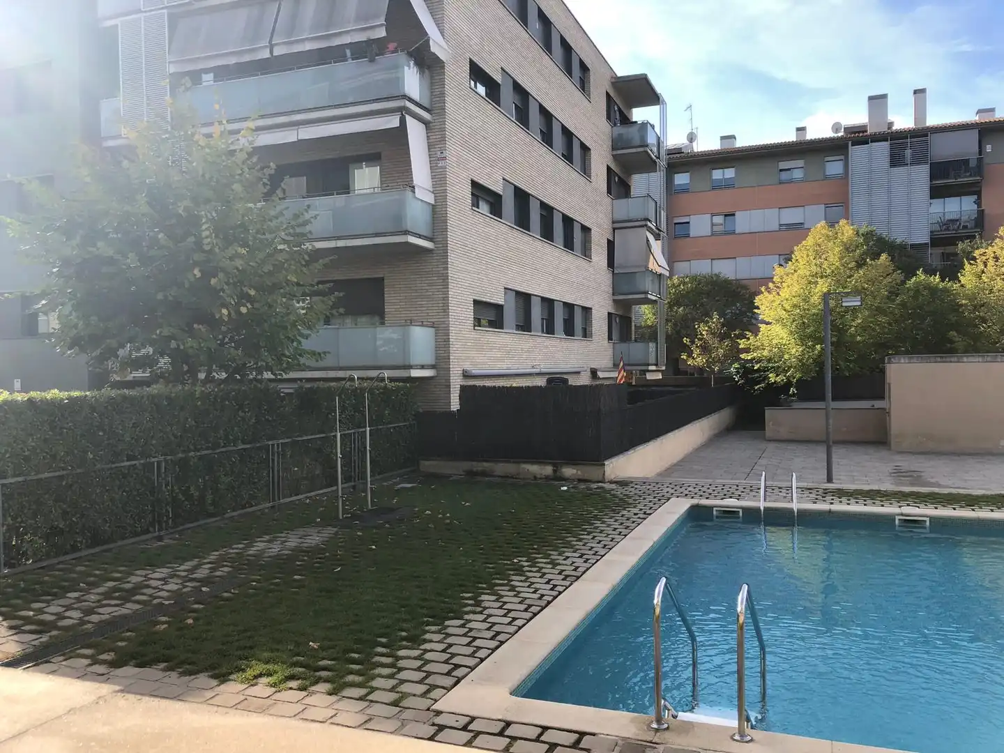 Swimming pool of Flat for sale in Sant Cugat del Vallès  with Heating, Parquet flooring and Swimming Pool