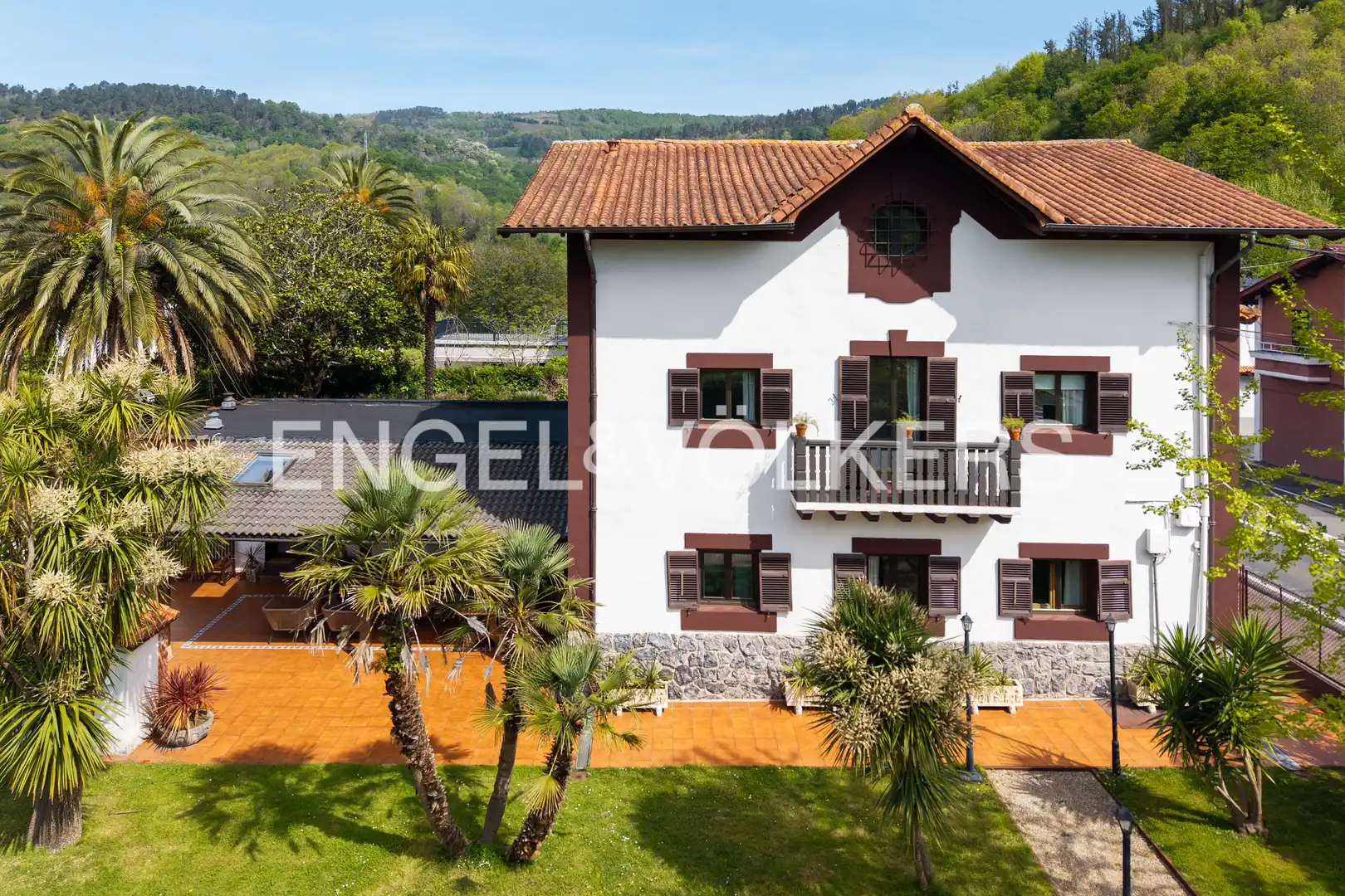 Vista exterior de Casa o chalet de alquiler en Usurbil con Calefacción, Jardín privado y Piscina