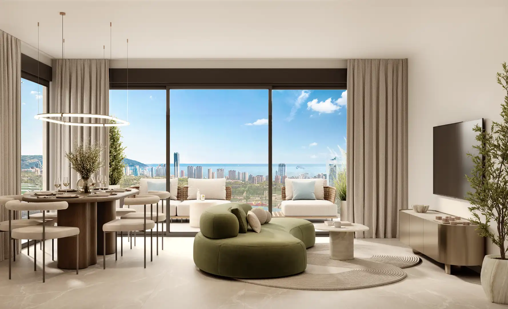 Apartamento con piscina en venta en Balcón de Finestrat - Terra Marina, imagen 6