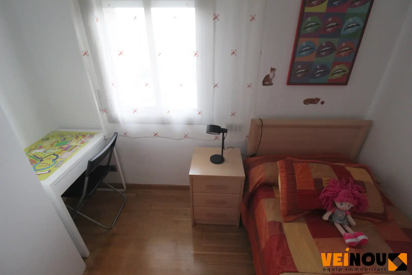 Dormitori de Pis en venda en Esplugues de Llobregat amb Calefacció, Parquet i Balcó