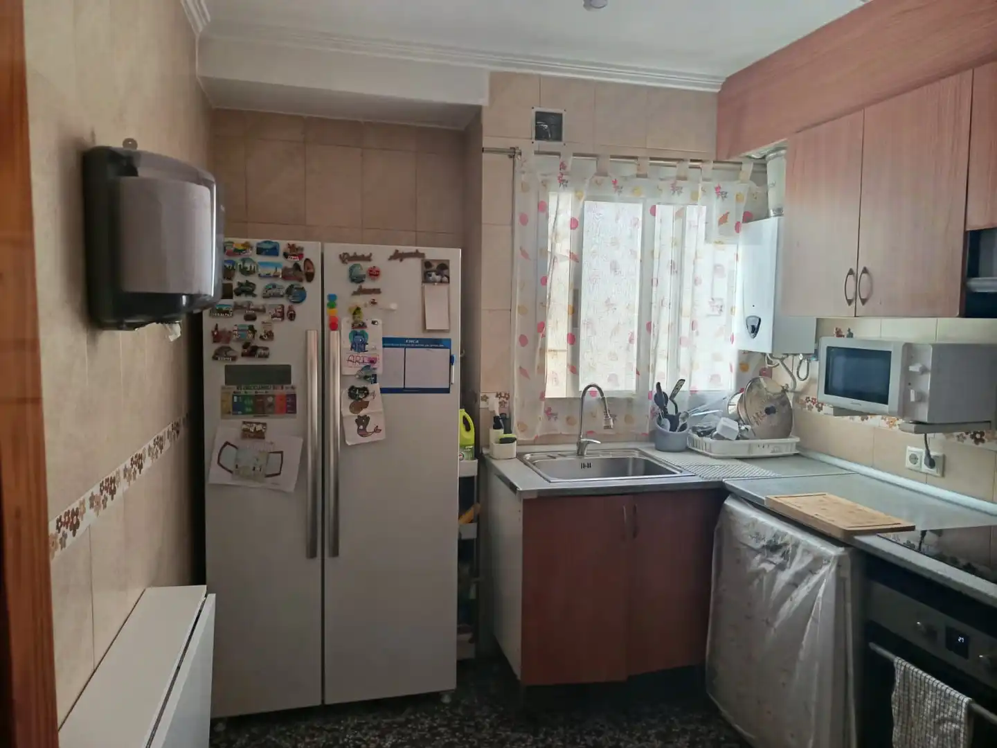 Küche von Wohnung zum Verkauf in Valencia mit Klimaanlage, Heizung und Balkon