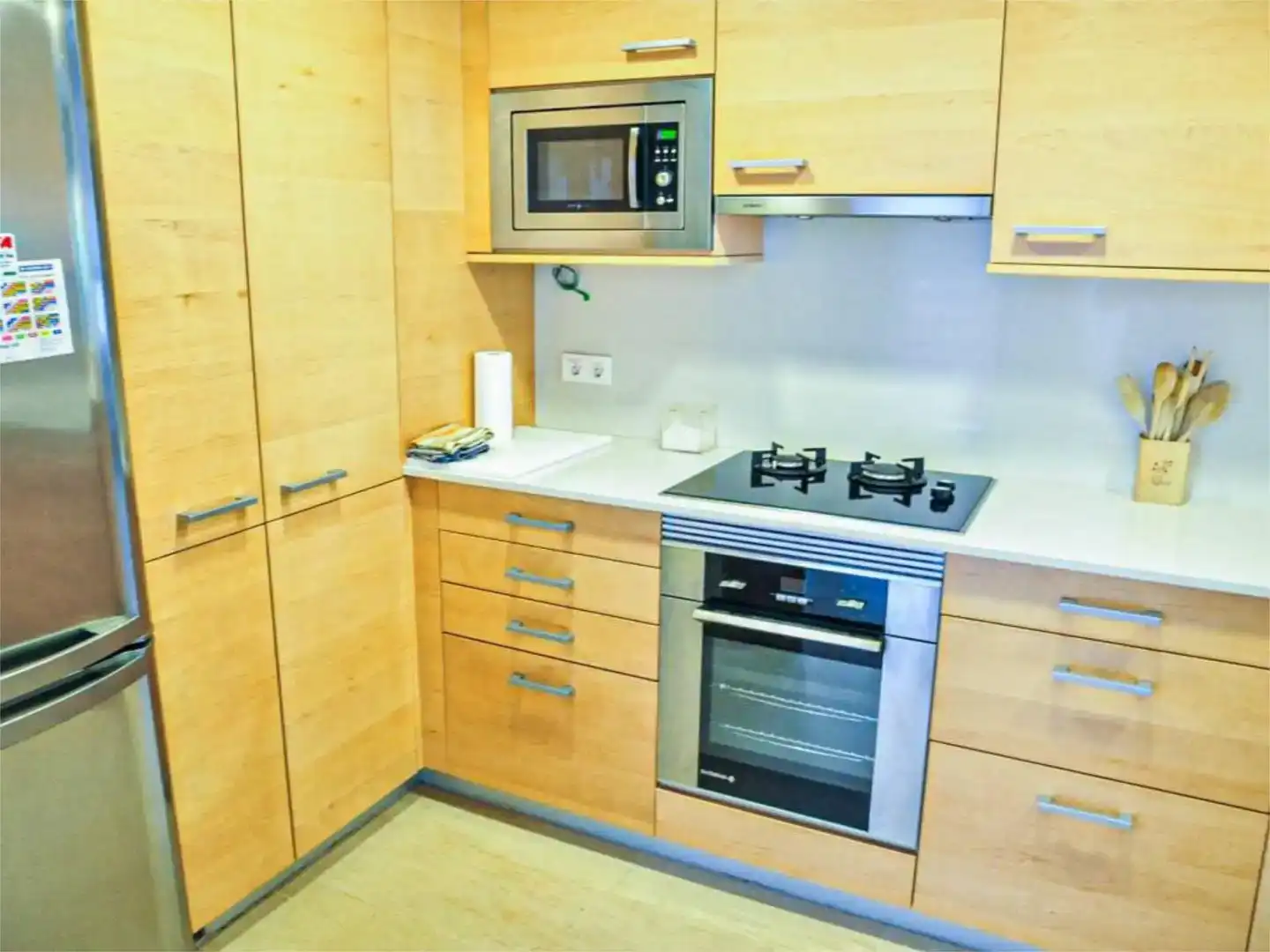 Cocina de Casa o chalet de alquiler en Cambrils con Aire acondicionado, Jardín privado y Piscina