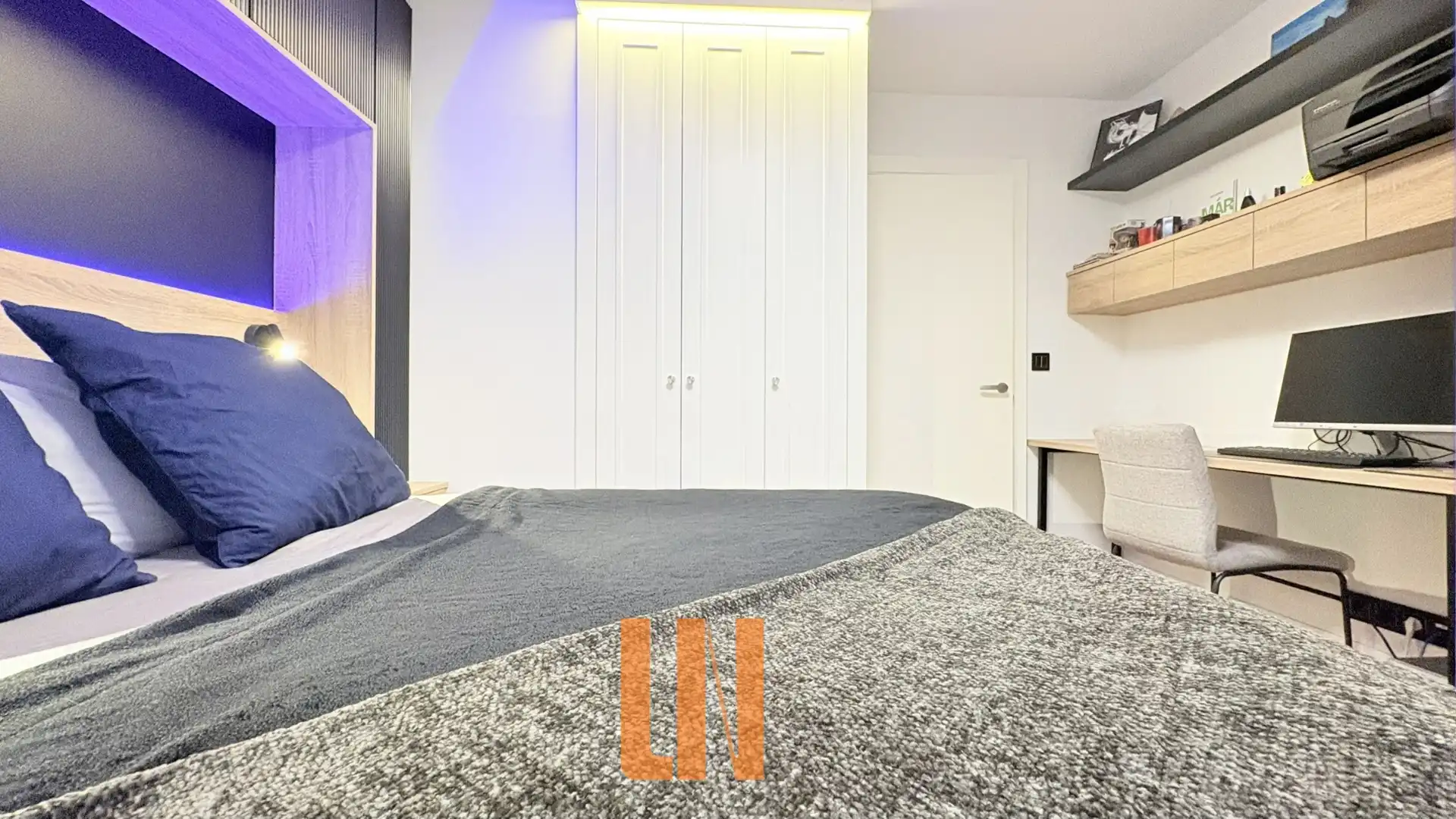 Schlafzimmer von Wohnung zum Verkauf in A Coruña Capital  mit Heizung, Ofen und Waschmaschine